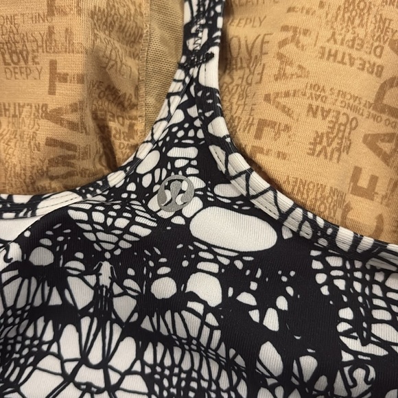 Lululemon black and white glacier power y tank top - Picture 6 of 7